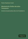 Paulus Stephanus Cassel: Messianische Stellen des alten Testaments, Buch