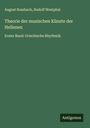 August Rossbach: Theorie der musischen Künste der Hellenen, Buch