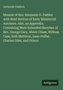 Zachariah Paddock: Memoir of Rev. Benjamin G. Paddoc with Brief Notices of Early Ministerial Assciates. Also, an Appendix, Containing More Extended Sketches of Rev. George Gary, Abner Chase, William Case, Seth Mattison, Isaac Puffer, Charles Giles, and Others, Buch