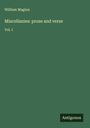 William Maginn: Miscellanies: prose and verse, Buch