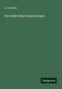 P. von Sick: Der Bolle'sche Wundverband, Buch