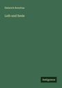 Heinrich Boruttau: Leib und Seele, Buch