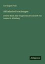 Carl Eugen Pauli: Altitalische Forschungen, Buch