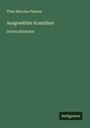 Titus Maccius Plautus: Ausgewählte Komödien, Buch