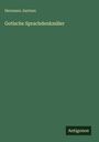 Hermann Jantzen: Gotische Sprachdenkmäler, Buch