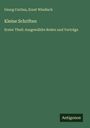 Georg Curtius: Kleine Schriften, Buch