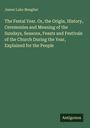 James Luke Meagher: The Festal Year. Or, the Origin, History, Ceremonies and Meaning of the Sundays, Seasons, Feasts and Festivals of the Church During the Year, Explained for the People, Buch