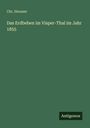 Chr. Heusser: Das Erdbeben im Visper-Thal im Jahr 1855, Buch