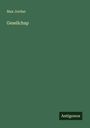 Max Jordan: Gesellchap, Buch