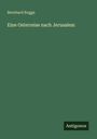 Bernhard Rogge: Eine Osterreise nach Jerusalem, Buch