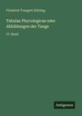 Friedrich Traugott Kützing: Tabulae Phycologicae oder Abbildungen der Tange, Buch