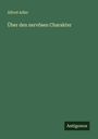 Alfred Adler: Über den nervösen Charakter, Buch