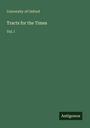 University Of Oxford: Tracts for the Times, Buch