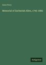 Amos Perry: Memorial of Zachariah Allen, 1795-1882, Buch