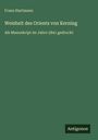 Franz Hartmann: Weisheit des Orients von Kerning, Buch