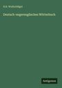 H. R. Wullschlägel: Deutsch-negerenglisches Wörterbuch, Buch