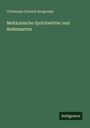 Christiaan Snouck Hurgronje: Mekkanische Sprichwörter und Redensarten, Buch