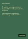 Karl Brugmann: Grundriss der vergleichenden Grammatik der indogermanischen Sprachen, Buch