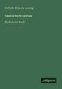 Gotthold Ephraim Lessing: Sämtliche Schriften, Buch