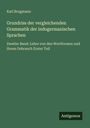 Karl Brugmann: Grundriss der vergleichenden Grammatik der indogermanischen Sprachen, Buch