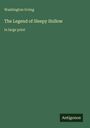 Washington Irving. The Legend of Sleepy Hollow. In large print. Unten rechts das Logo "Antigonos". Der Hintergrund ist grün.