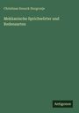 Christiaan Snouck Hurgronje: Mekkanische Sprichwörter und Redensarten, Buch