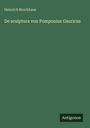 Heinrich Brockhaus: De sculptura von Pomponius Gauricus, Buch