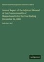Massachusetts Adjutant General's Office: Annual Report of the Adjutant General of the Commonwealth of Massachusetts for the Year Ending December 31, 1882, Buch