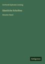 Gotthold Ephraim Lessing: Sämtliche Schriften, Buch