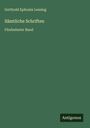 Gotthold Ephraim Lessing: Sämtliche Schriften, Buch