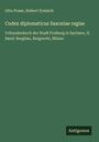 Otto Posse: Codex diplomaticus Saxoniae regiae, Buch