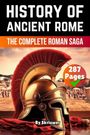 "History of Ancient Rome", "The Complete Roman Saga", "287 Pages". Abgebildet ist ein römischer Helm auf rotem Stoff.