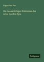 Edgar Allen Poe: Die denkwürdigen Erlebnisse des Artur Gordon Pym, Buch