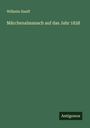 Wilhelm Hauff: Märchenalmanach auf das Jahr 1828, Buch