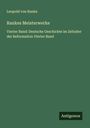 Leopold von Ranke: Rankes Meisterwerke, Buch