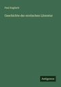 Paul Englisch: Geschichte der erotischen Literatur, Buch