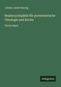 Johann Jakob Herzog: Realencyclopädie für protestantische Theologie und Kirche, Buch