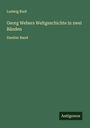 "Ludwig Rieß, Georg Webers Weltgeschichte in zwei Bänden, Zweiter Band. Unten steht 'Antigonos' auf grünem Hintergrund."