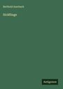 Berthold Auerbach: Sträflinge, Buch