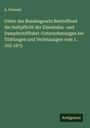 A. Ganzoni: Ueber das Bundesgesetz Bestreffend die Haftpflicht der Eisenbahn- und Dampfschifffahrt-Unternehmungen bei Tödtungen und Verletzungen vom 1. Juli 1875, Buch