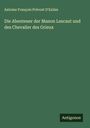 Antoine François Prévost D'Exiles: Die Abenteuer der Manon Lescaut und des Chevalier des Grieux, Buch