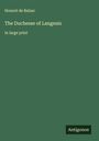 Honoré de Balzac: The Duchesse of Langeais, Buch