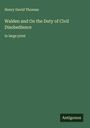 Henry David Thoreau: Walden and On the Duty of Civil Disobedience, Buch
