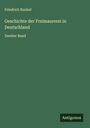 Friedrich Runkel: Geschichte der Freimaurerei in Deutschland, Buch