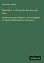 Ferdinand Walter: Das alte Erzstift und die Reichsstadt Cöln, Buch