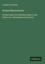 Leopold von Ranke: Rankes Meisterwerke, Buch