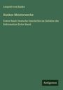Leopold von Ranke: Rankes Meisterwerke, Buch