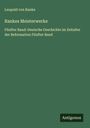 Leopold von Ranke: Rankes Meisterwerke, Buch