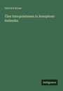 Heinrich Kruse: Über Interpolationen in Xenophons Hellenika, Buch