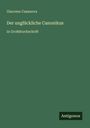 Giacomo Casanova: Der unglückliche Canonikus, Buch
